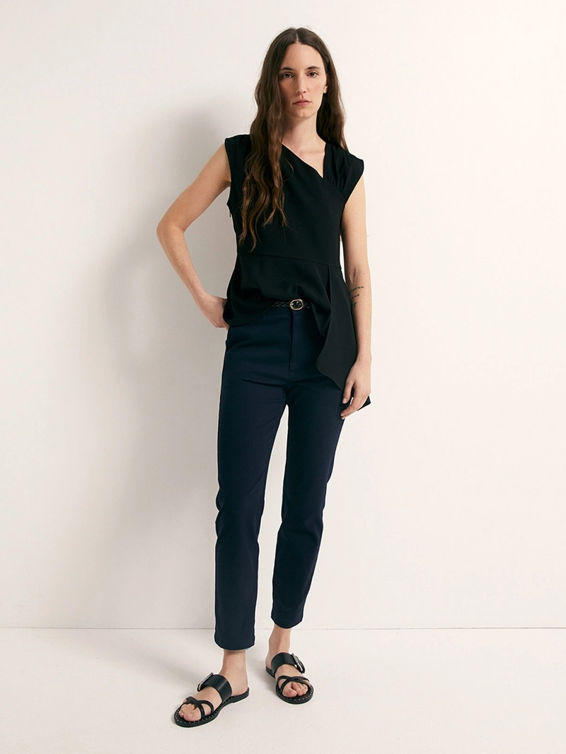 PANTALÓN MUJER SFERA ALGODÓN CHINO - 1