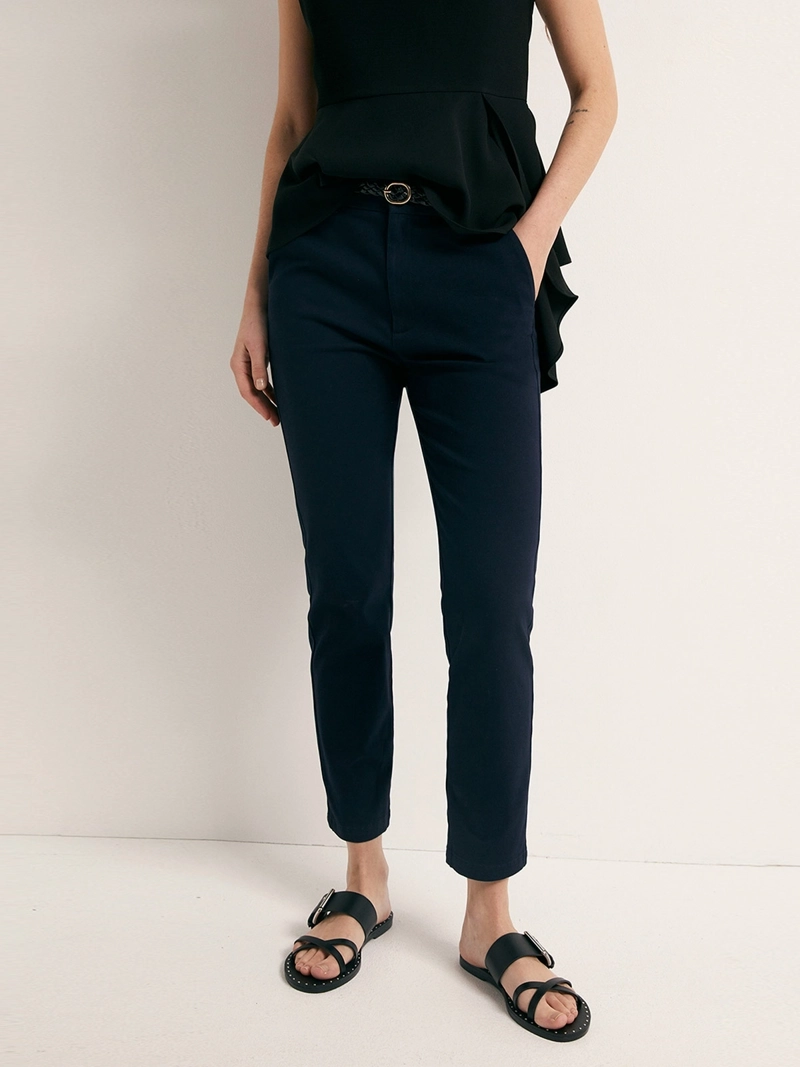 PANTALÓN MUJER SFERA ALGODÓN CHINO - 4
