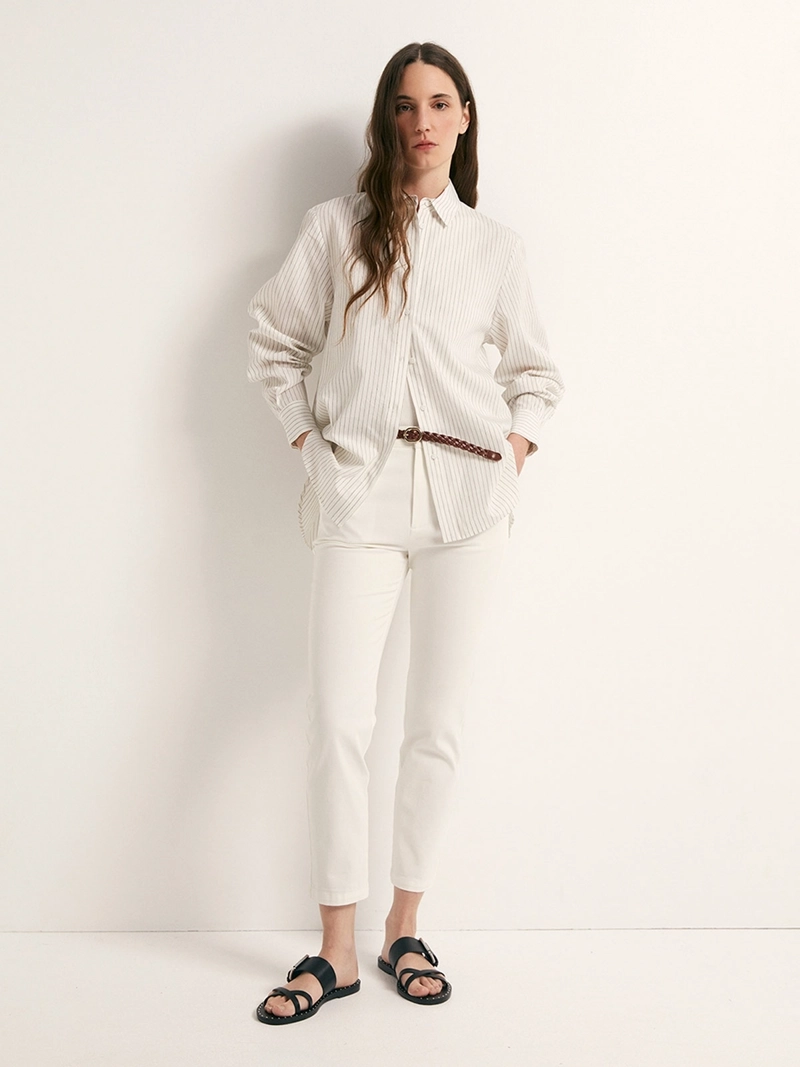 PANTALÓN MUJER SFERA ALGODÓN CHINO - 1