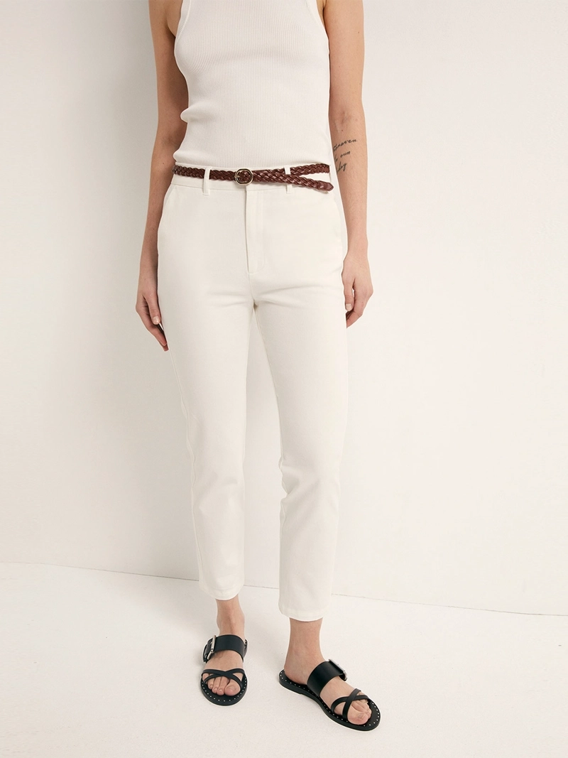 PANTALÓN MUJER SFERA ALGODÓN CHINO - 4