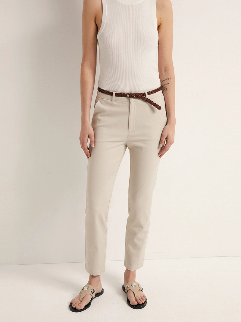 PANTALÓN MUJER SFERA ALGODÓN CHINO - 4