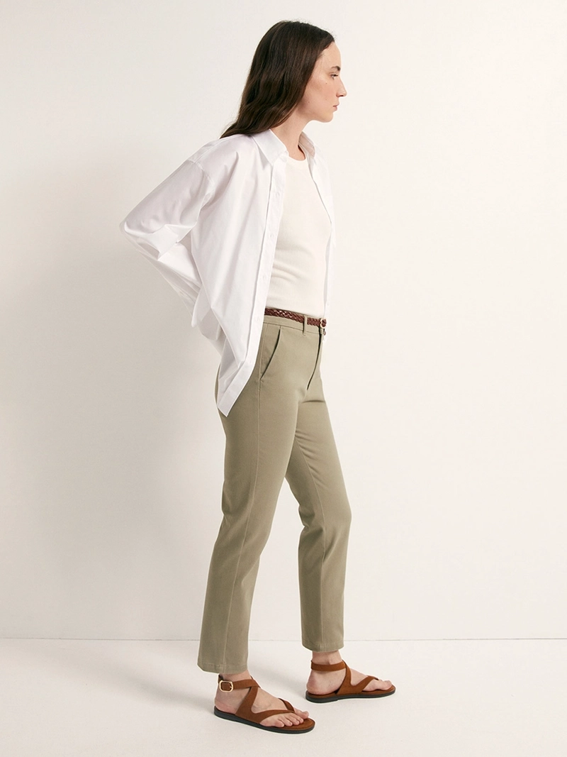 PANTALÓN MUJER SFERA ALGODÓN CHINO - 2