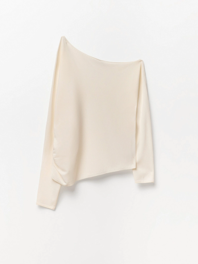 SWEATER MUJER SFERA MANGA LARGA ASIMÉTRICO - 6
