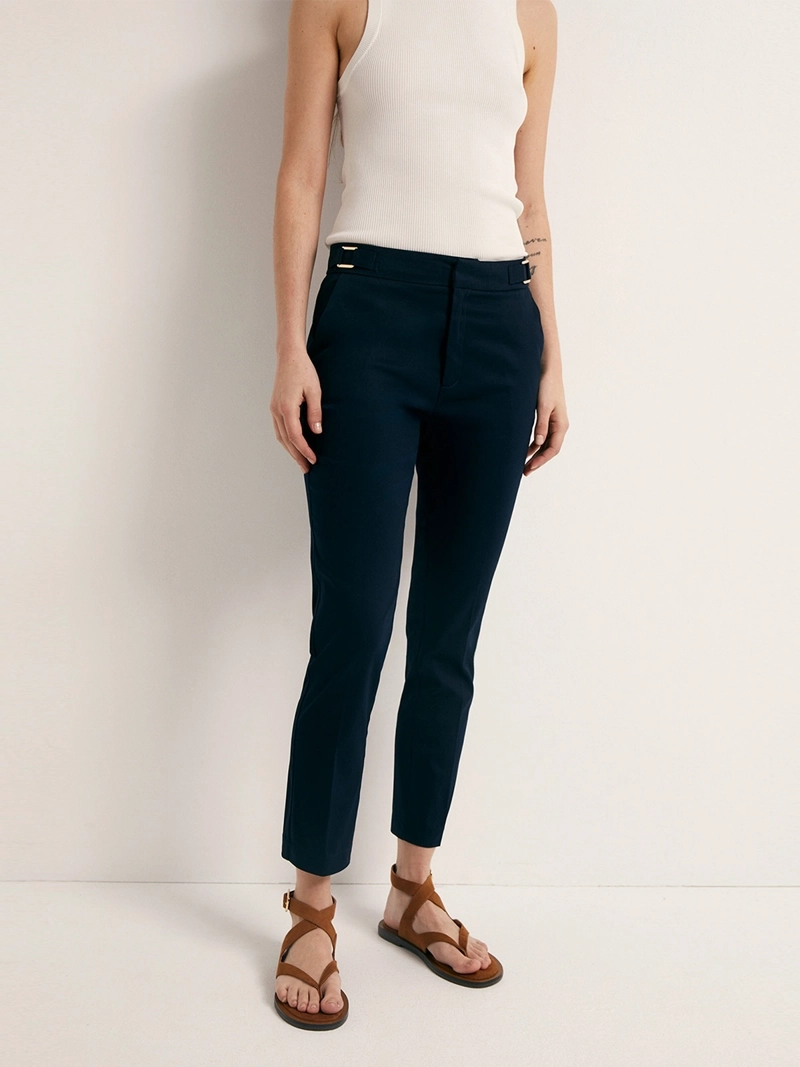 PANTALÓN MUJER SFERA ALGODÓN CAPRI - 4