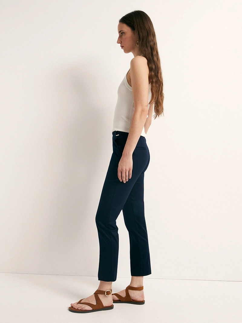 PANTALÓN MUJER SFERA ALGODÓN CAPRI - 2
