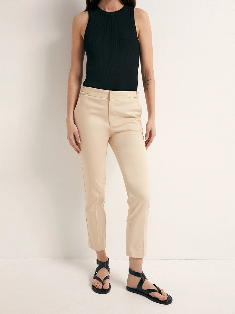 PANTALÓN MUJER SFERA ALGODÓN CAPRI - 4