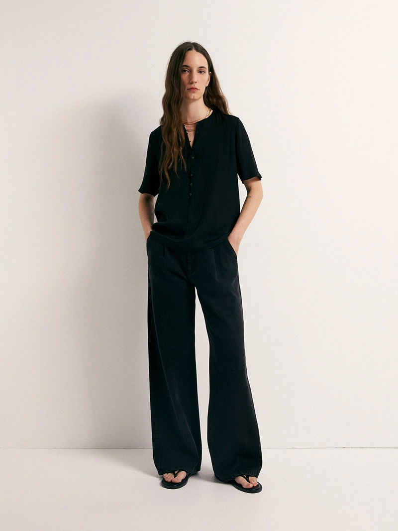 BLUSA MUJER SFERA MANGA CORTA - 1