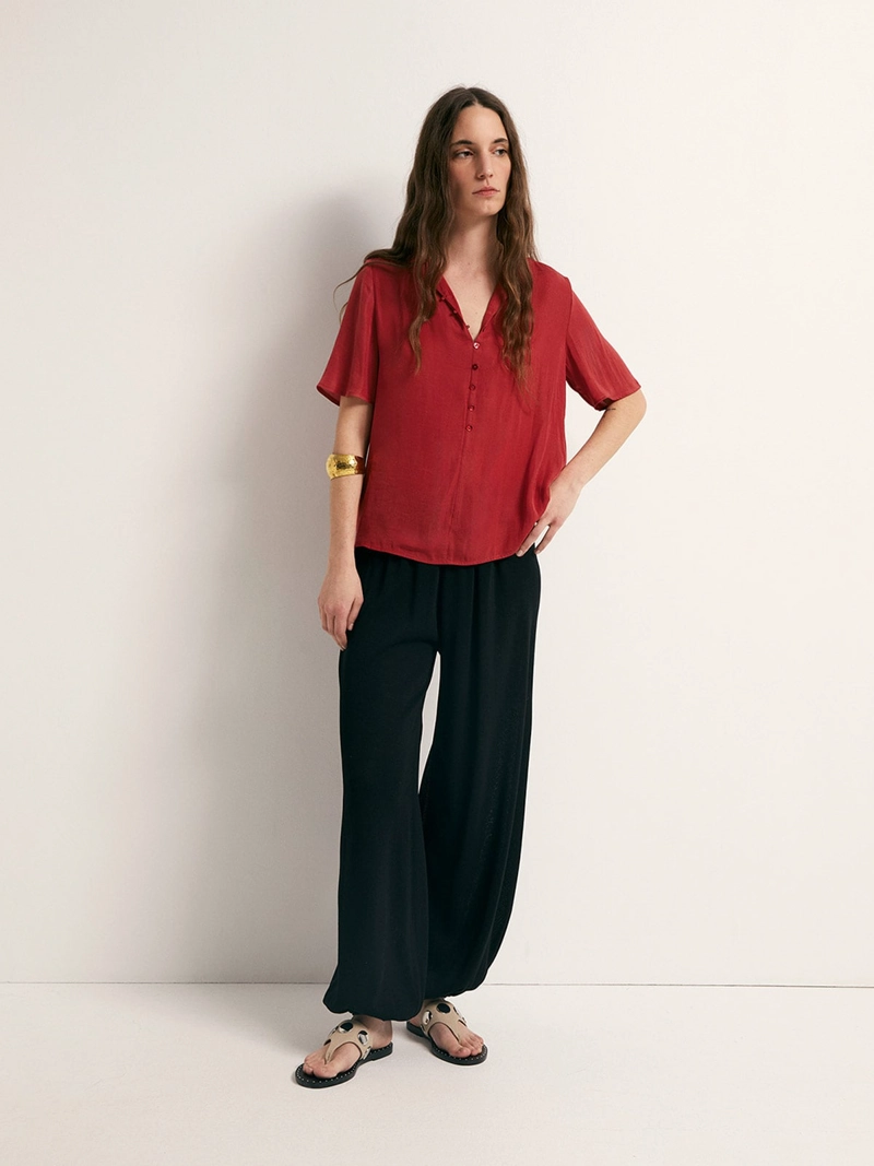 BLUSA MUJER SFERA MANGA CORTA - 1