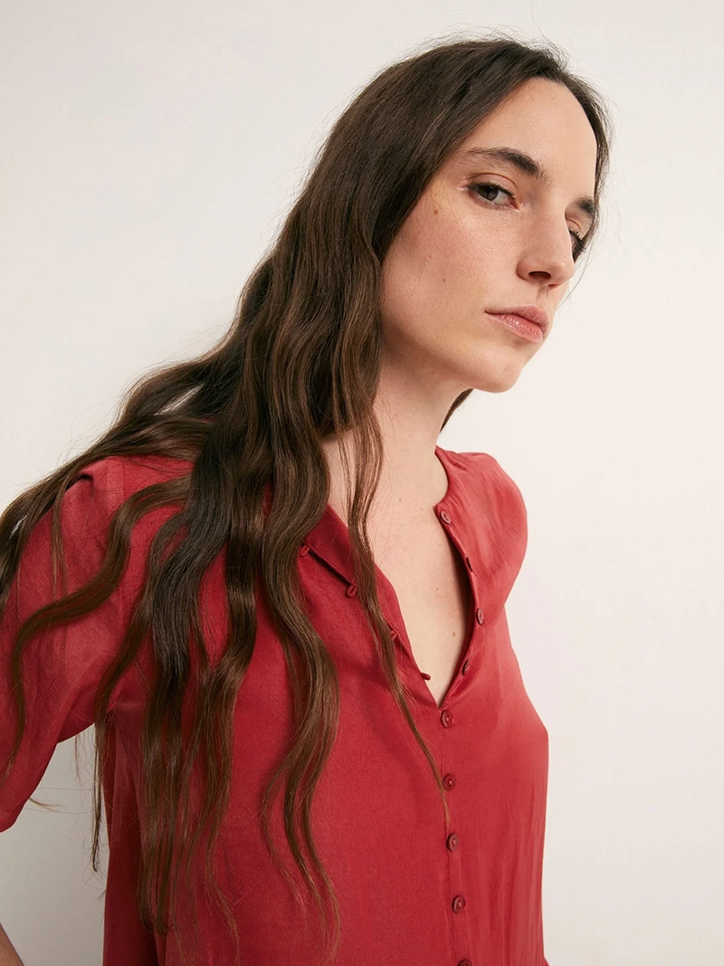 BLUSA MUJER SFERA MANGA CORTA - 4
