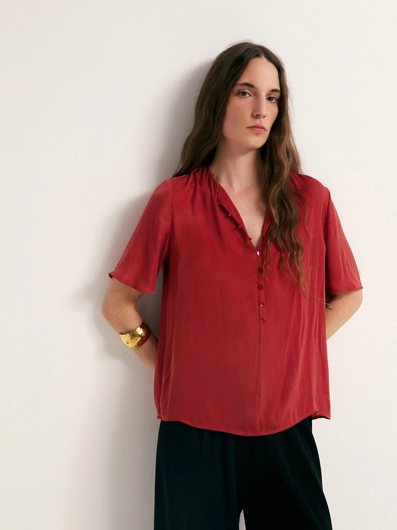 BLUSA MUJER SFERA MANGA CORTA - 2