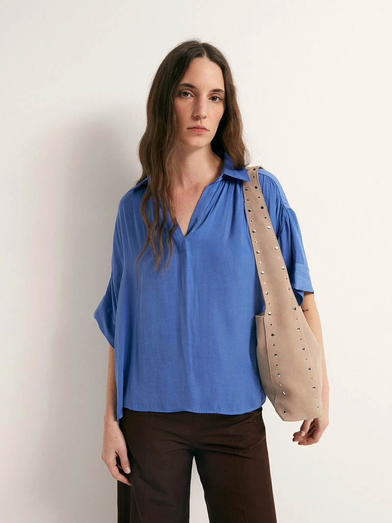 BLUSA MUJER SFERA CUELLO POLO - 2