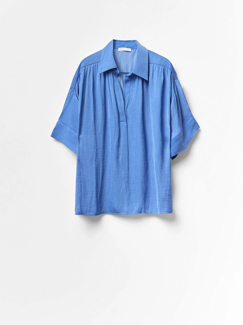BLUSA MUJER SFERA CUELLO POLO - 5