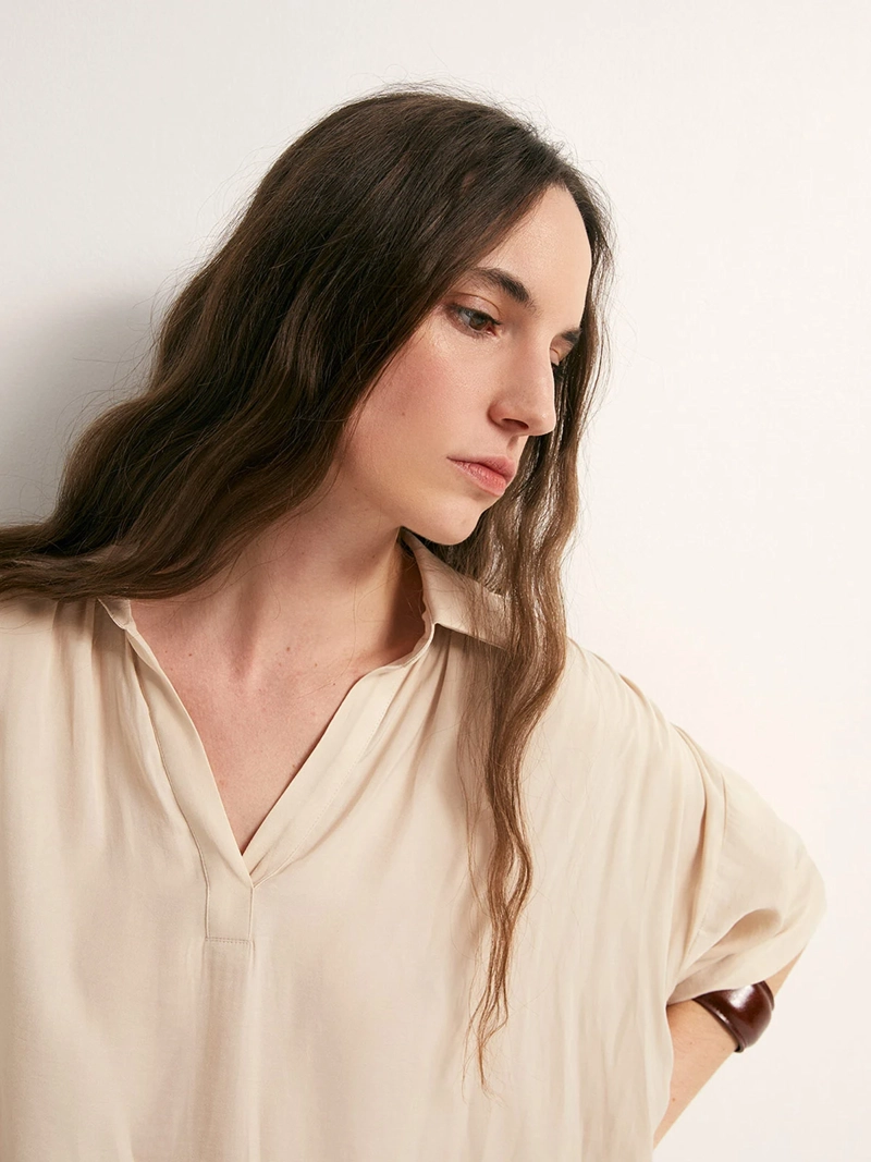 BLUSA MUJER SFERA CUELLO POLO - 4