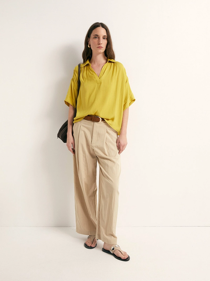 BLUSA MUJER SFERA CUELLO POLO - 1