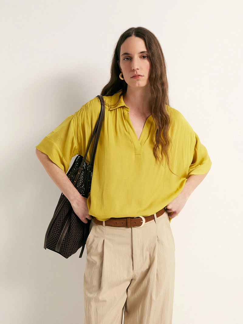 BLUSA MUJER SFERA CUELLO POLO - 2