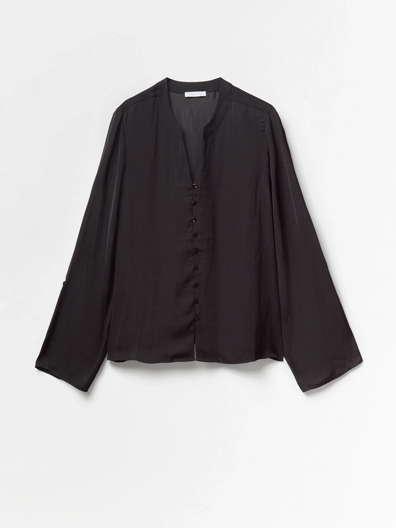BLUSA MUJER SFERA FUIDA BOTONES - 5