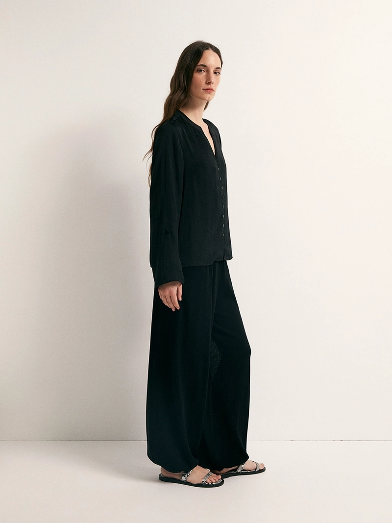 BLUSA MUJER SFERA FUIDA BOTONES - 3
