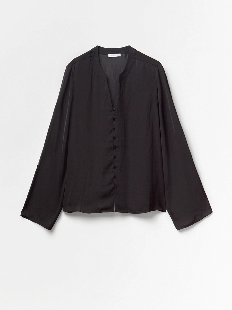 BLUSA MUJER SFERA FUIDA BOTONES - 5