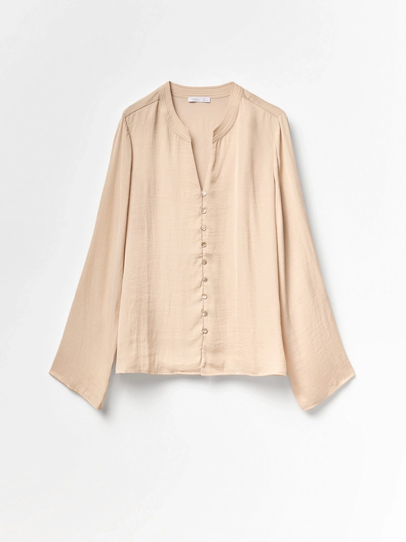 BLUSA MUJER SFERA FUIDA BOTONES - 5
