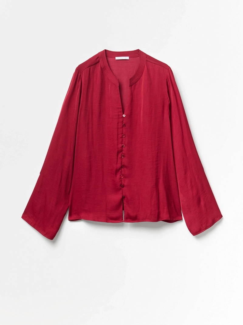 BLUSA MUJER SFERA FUIDA BOTONES - 5