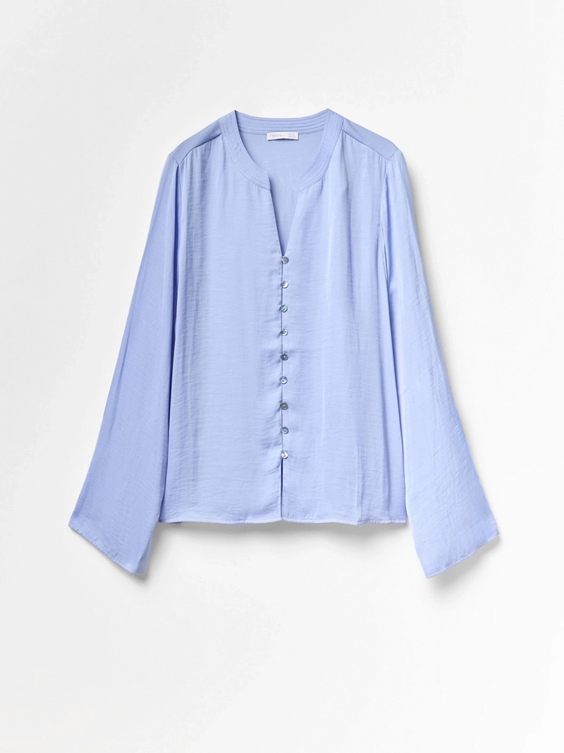 BLUSA MUJER SFERA FUIDA BOTONES - 5