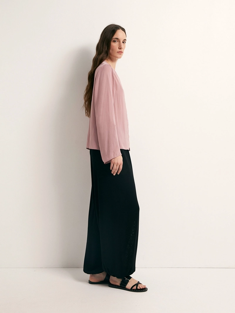 BLUSA MUJER SFERA FUIDA BOTONES - 3