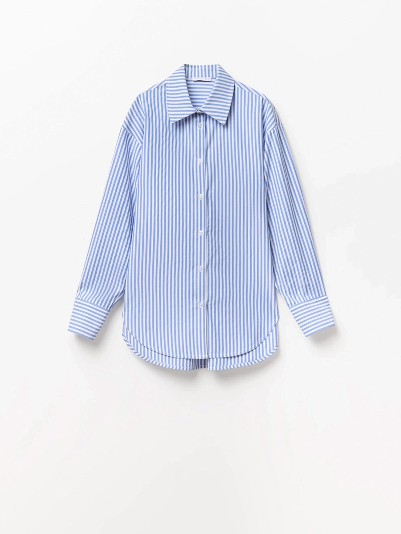 BLUSA MUJER SFERA RAYAS BÁSICA - 5