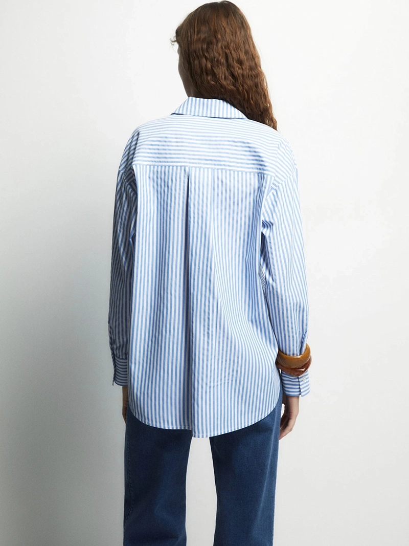 BLUSA MUJER SFERA RAYAS BÁSICA - 3
