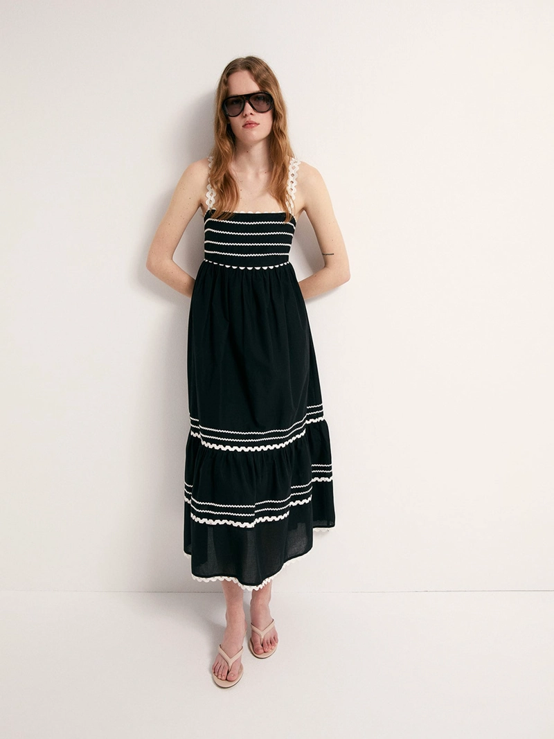 VESTIDO MUJER SFERA ALGODÓN  - 1