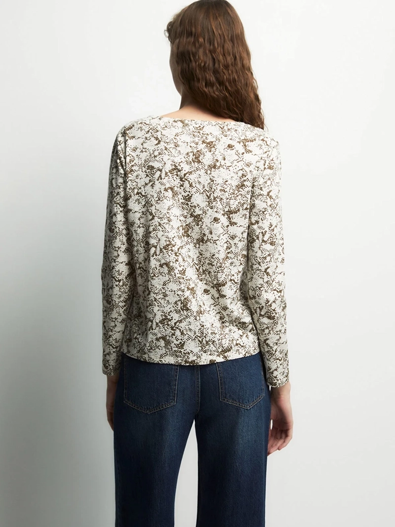 POLERA MUJER SFERA ALGODÓN ESTAMPADA - 3