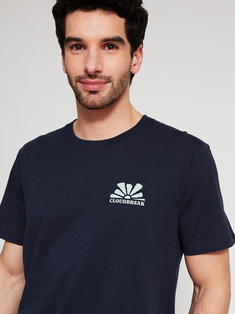 POLERA HOMBRE CLOUDBREAK ALGODÓN MANGA CORTA - 3