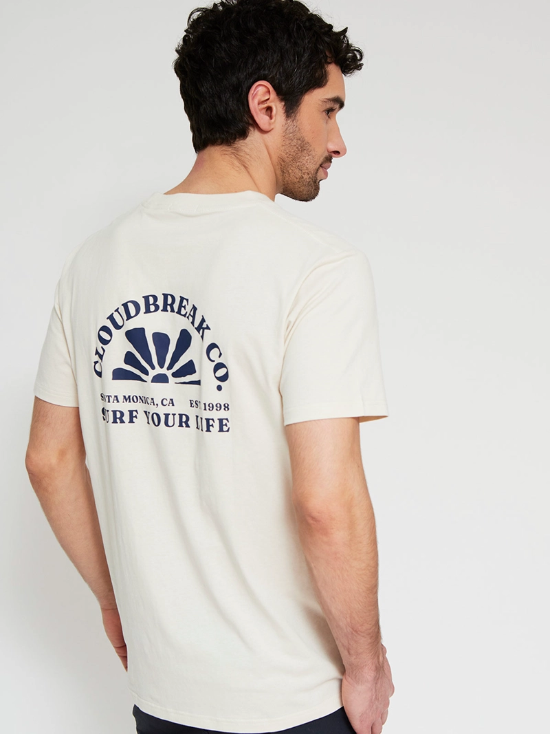 POLERA HOMBRE CLOUDBREAK ALGODÓN MANGA CORTA - 2