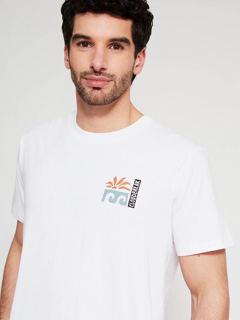 POLERA HOMBRE CLOUDBREAK ALGODÓN MANGA CORTA - 3