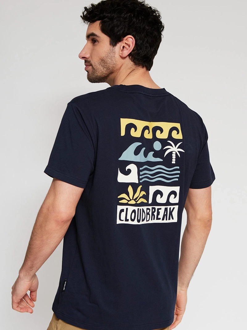 POLERA HOMBRE CLOUDBREAK ALGODÓN MANGA CORTA - 2