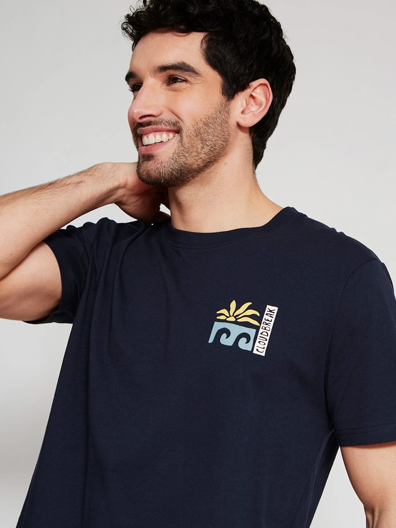 POLERA HOMBRE CLOUDBREAK ALGODÓN MANGA CORTA - 3