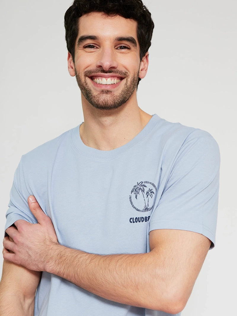 POLERA HOMBRE CLOUDBREAK ALGODÓN MANGA CORTA - 3