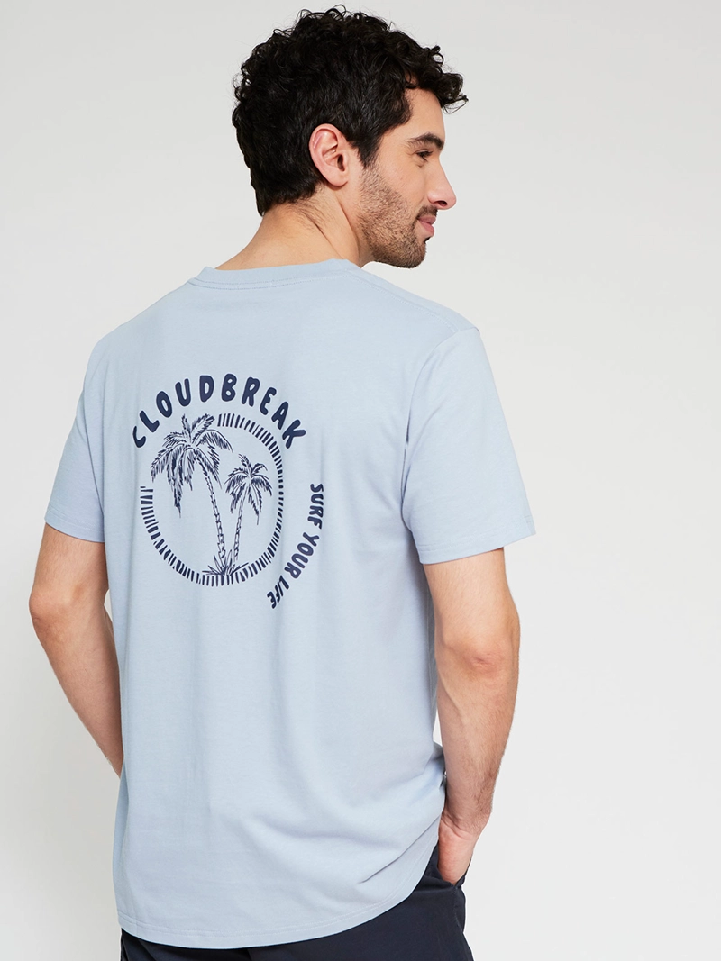 POLERA HOMBRE CLOUDBREAK ALGODÓN MANGA CORTA - 2