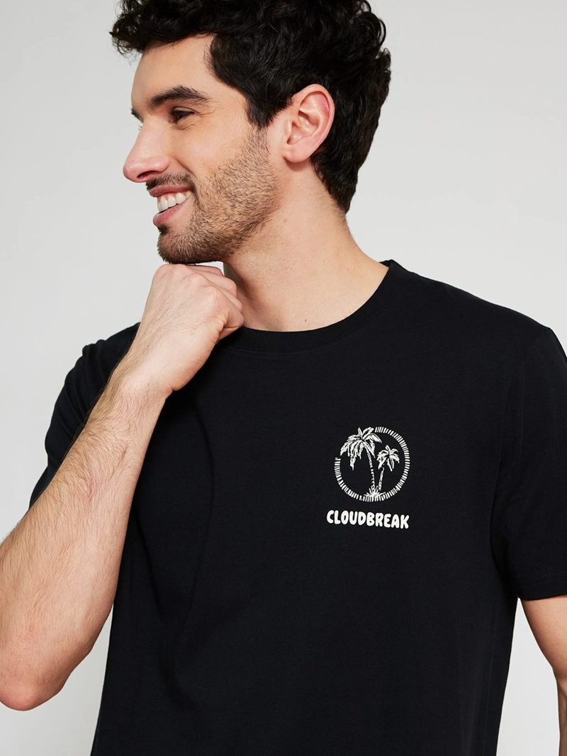POLERA HOMBRE CLOUDBREAK ALGODÓN MANGA CORTA - 3