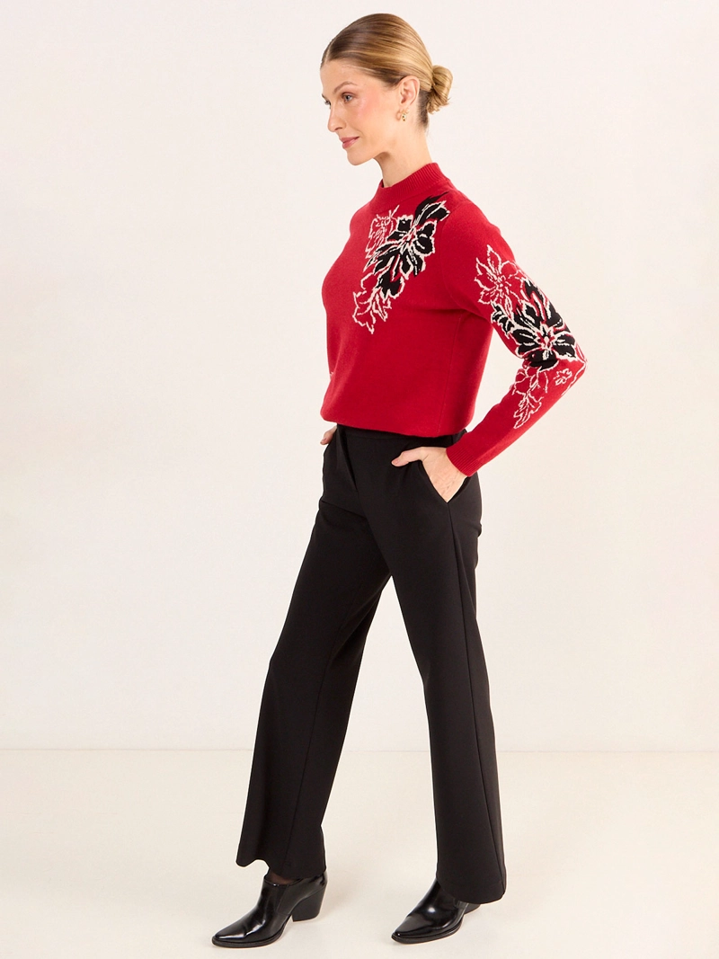 SWEATER MUJER MA GRIFFE CUELLO ALTO - 2