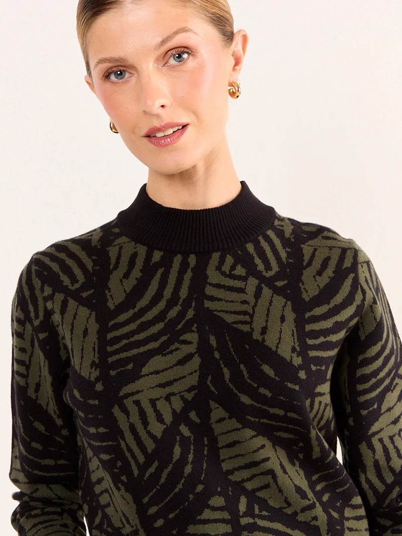 SWEATER MUJER MA GRIFFE CUELLO ALTO - 4