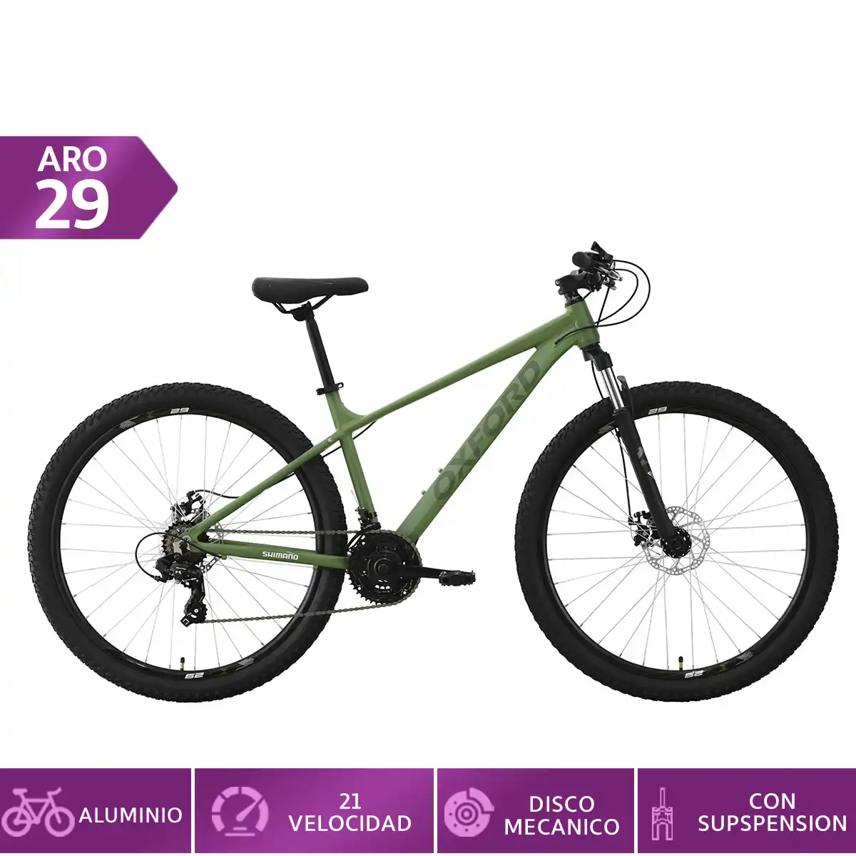 BICICLETA MTB PRO XT ARO 29 TALLA 17 NARANJO