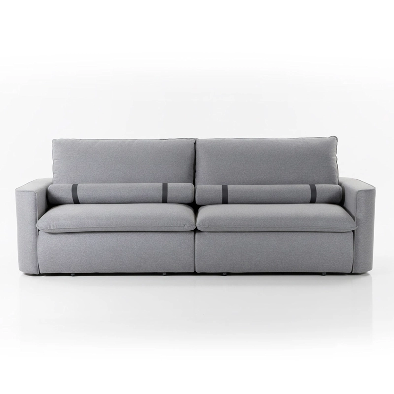 SOFÁ CAMA DECOCASA COLINA RETRACTIL PRATA 3 CUERPOS GRIS - 7