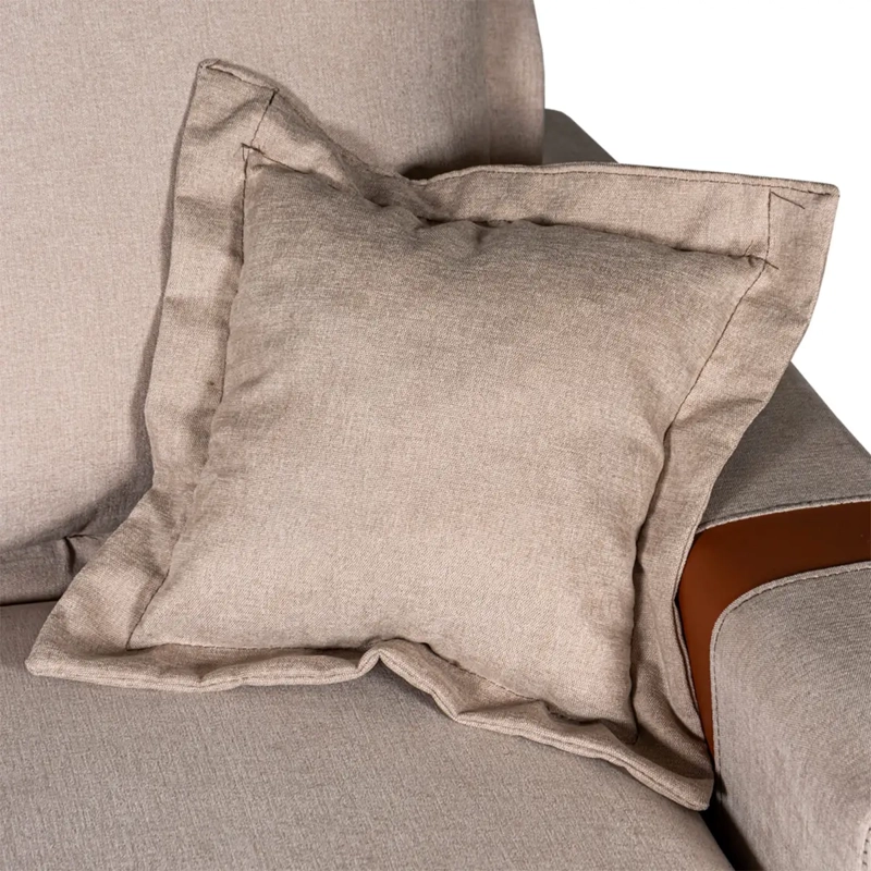 SOFÁ CAMA DECOCASA NAIROBI RETRACTIL 3 CUERPOS BEIGE - 6