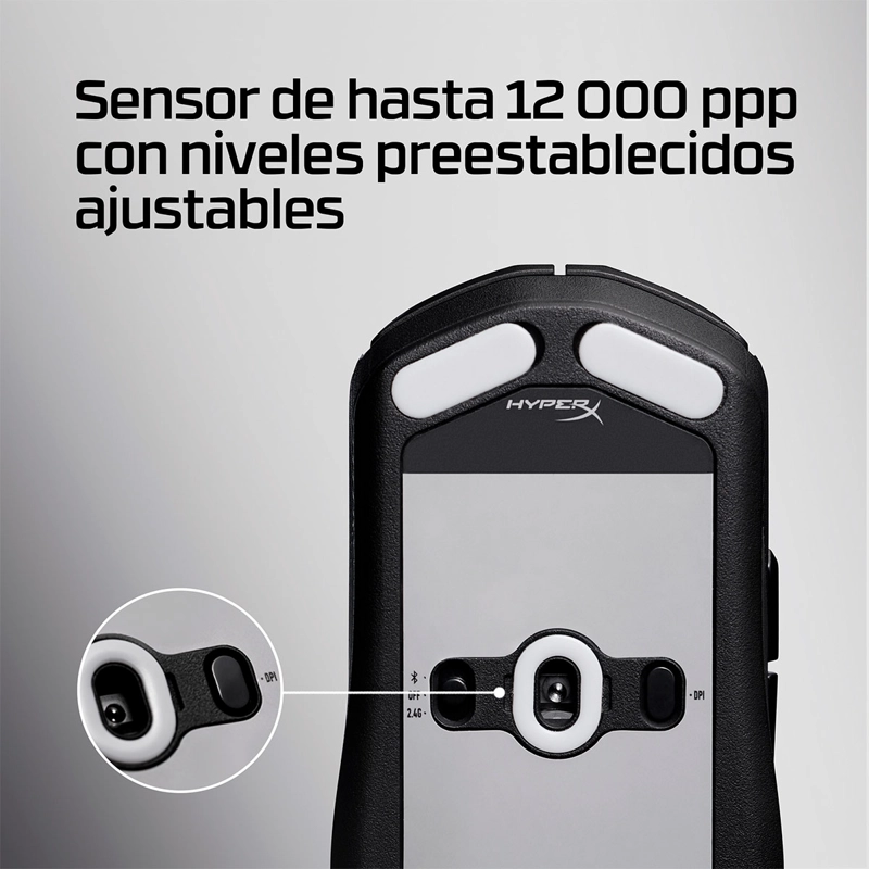 MOUSE INALÁMBRICO HYPERX PULSEFIRE FUSE - 11