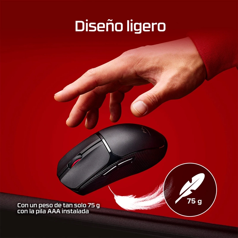 MOUSE INALÁMBRICO HYPERX PULSEFIRE FUSE - 9