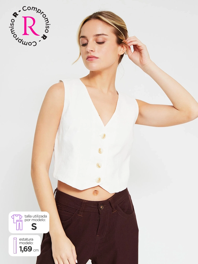 GILET MUJER INDEX LINO  - 1