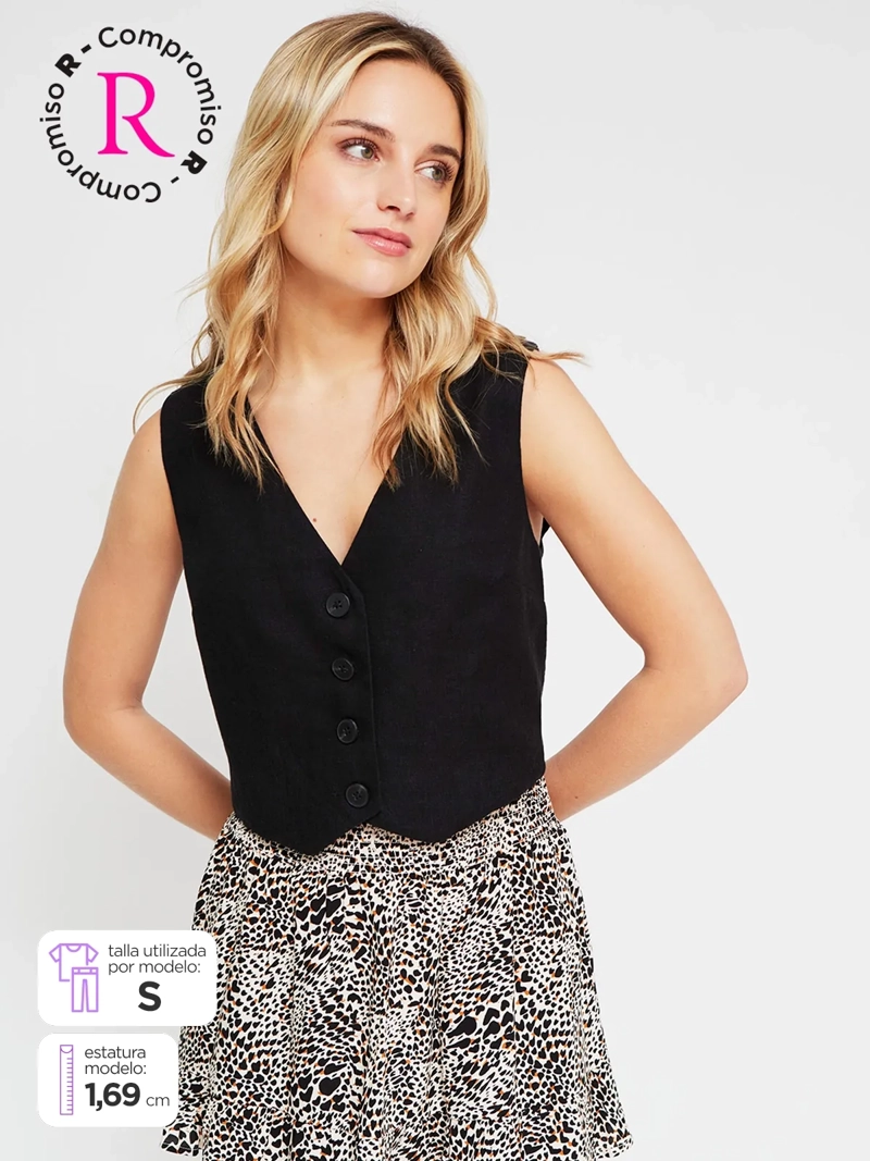 GILET MUJER INDEX LINO  - 1
