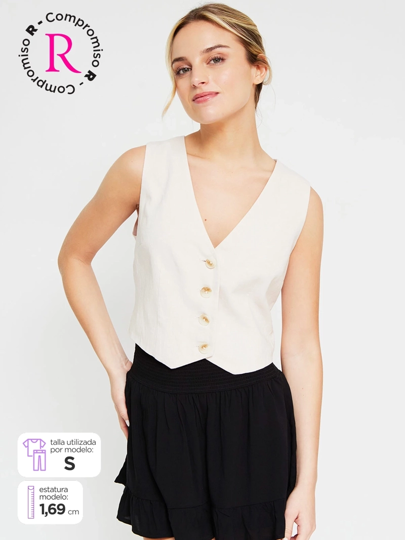GILET MUJER INDEX LINO