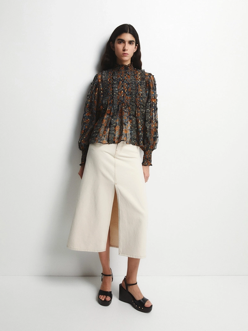 BLUSA MUJER SFERA ESTAMPADA - 1