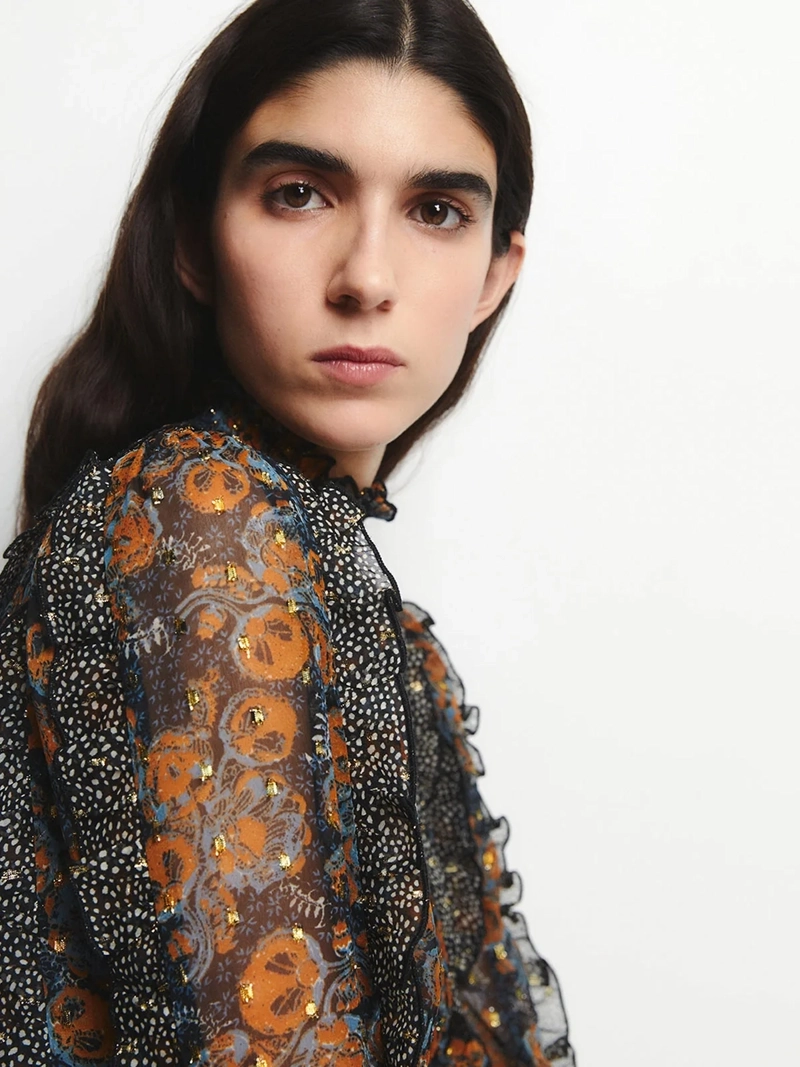 BLUSA MUJER SFERA ESTAMPADA - 5